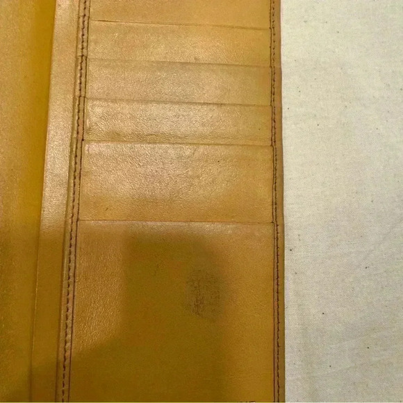 Celine Wallet Long Bi Fold Wallet Macadam Brown Woman unisex - Picture 4 of 16